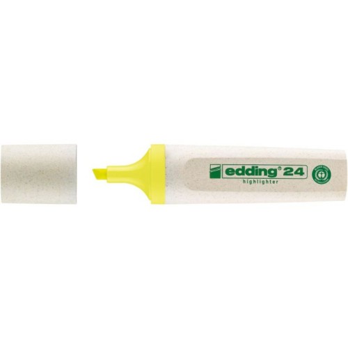 33392-MARCADOR FLUORESCENTE ECOLINE 24 COLOR AMARILLO EDDING 24-005