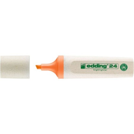 33394-MARCADOR FLUORESCENTE ECOLINE 24 COLOR NARANJA EDDING 24-006