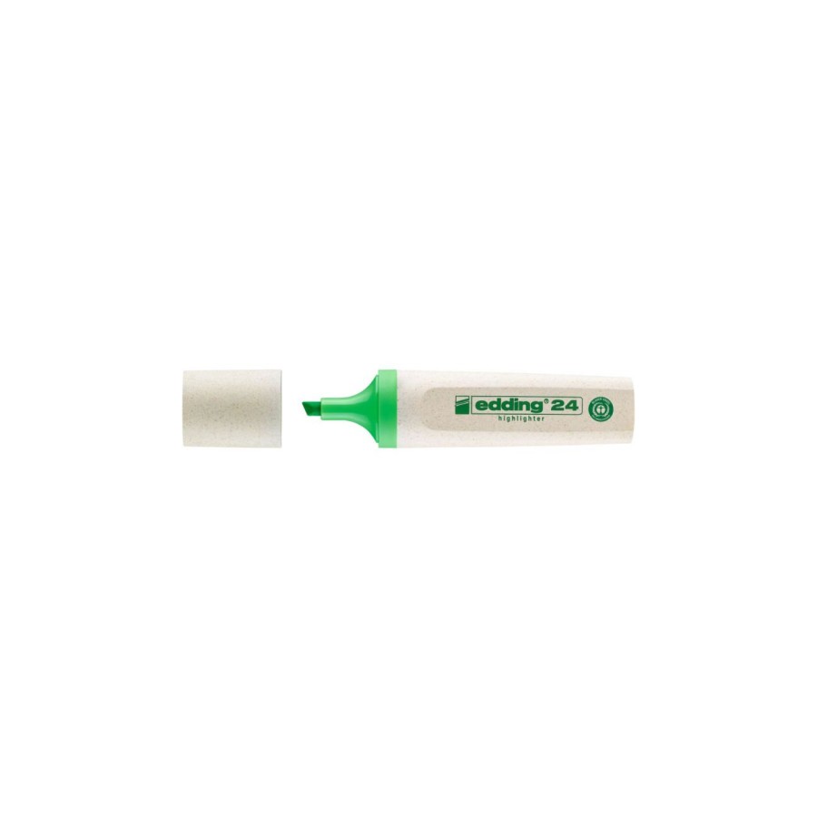 33400-MARCADOR FLUORESCENTE ECOLINE 24 COLOR VERDE CLARO EDDING 24-011