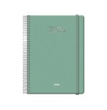 33421-AGENDA 2026 DENVER ESPIRAL DIA PAGINA 15 X 21 CM. COLOR VERDE DOHE 12720 - 26