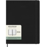 33485-AGENDA 2026 12 MESES SEMANAL XL NEGRA TAPA DURA MOLESKINE DH