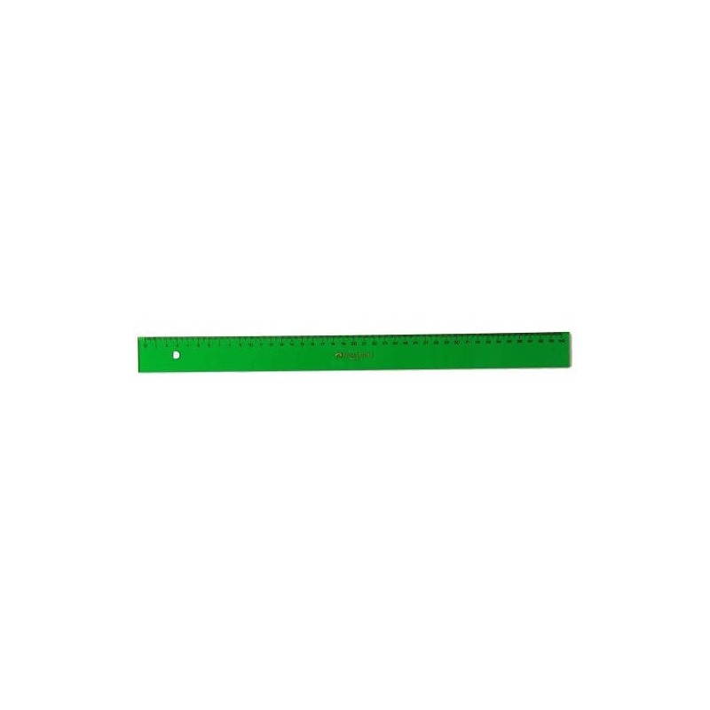 3356-REGLA GRADUADA 40CM VERDE FABER CASTELL 814