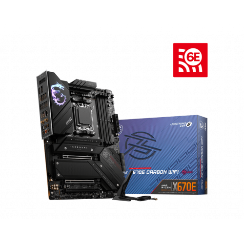 33675-MSI MPG X670E CARBON WIFI placa base AMD X670 Zocalo AM5 ATX