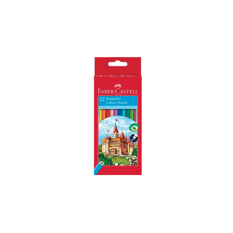 3373-ESTUCHE 12 LAPICES COLORES HEXAGONALES HT FABER CASTELL 120112 3373-ESTUCHE 12 LAPICES COLORES HEXAGONALES HT FABER CASTELL 120112