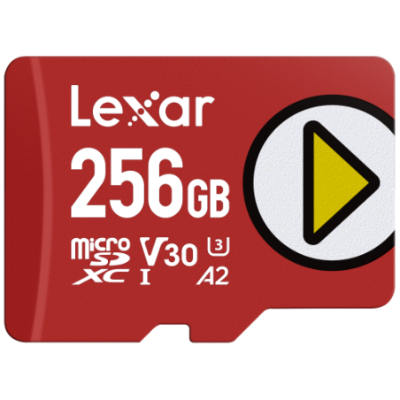 34129-Lexar LMSPLAY256G-BNSNG memoria flash 256 GB MicroSDXC UHS-I Clase 10