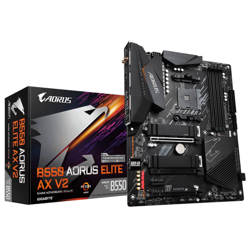 34163-Gigabyte B550 AORUS ELITE AX V2 placa base AMD B550 Zocalo AM4 ATX