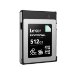 34203-LEXAR 512GB PROFESSIONAL CFEXPRESS 4.0 TYPE-B CARD, UP TO 3700MB/S READ 3400MB/S WRITE. VPG 400