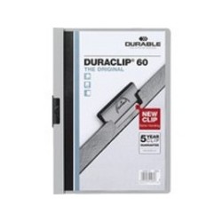 3438-DOSSIER CON CLIP 60 H A4 NEGRO DURABLE 2209-01