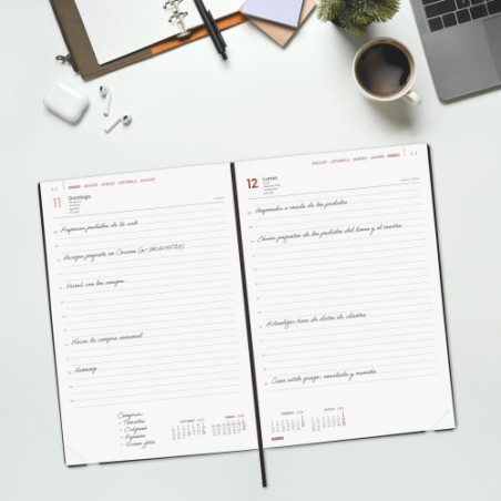 34466-AGENDA 2026 DYNAMIC MARA Y11 164X240MM DIA PAGINA NEGRO FINOCAM 621986026