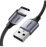 34550-Ugreen 60126 cable USB 1 m USB C USB A Negro, Gris