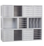 34592-MODULO ARCHISYSTEM DE 5 BANDEJAS 356X316X303 MM GRIS ARCHIVO 2000 8405B GS