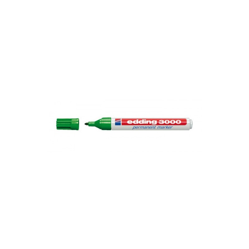 3472-MARCADOR PERMANENTE PUNTA REDONDA 1.5-3MM 3000 VERDE EDDING 3000-04 3472-MARCADOR PERMANENTE PUNTA REDONDA 1.5-3MM 3000 VERDE EDDING 3000-04