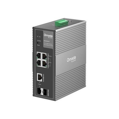 34896-TP-LINK OMADA 6-PORT GIGABIT INDUSTRIAL EASY MANAGED SWITCH WITH 3-PORT POE+AND 1-PORT POE++