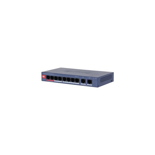 34915-(DH-CS4010-8GT-110-V2) DAHUA SWITCH 10 PUERTOS CLOUD MANAGED GIGABIT, 8 PUERTOS POE, 110W, HI-POE, L2