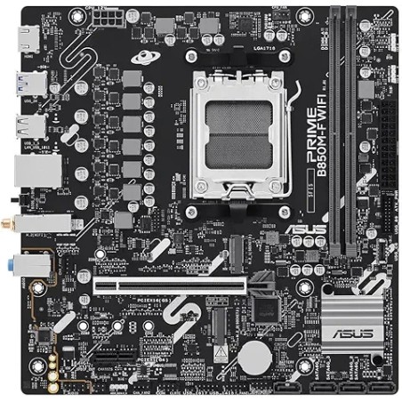 34968-PLACA ASUS PRIME B850M-F WIFI,AMD,AM5,B850,2DDR5,128GB,1HDMI,4SATA3+2M.2,GBLAN+WIFI6+BT5.3,5USB3.2,MATX