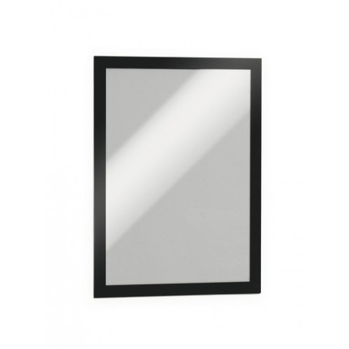 3498-BLISTER 2 MARCO AUTOADHESIVO MAGNETICO DURAFRAME A4 NEGRO DURABLE 4872-01