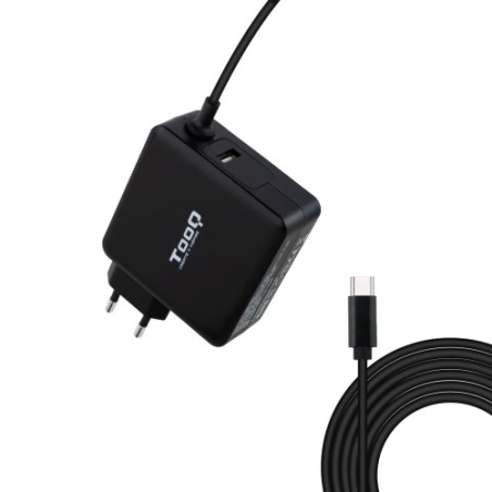 34981-TOOQ CARGADOR PORTATIL USB-C PD3.0 65W, NEGRO