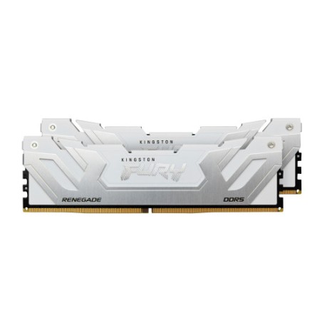 35104-MEMORIA KINGSTON 48GB 8400MT/S DDR5 CL40 CUDIMM (KIT OF 2) FURY RENEGADE WHITE XMP - KF584CU40RWK2-48