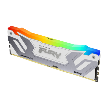 35110-MEMORIA KINGSTON 24GB 8400MT/S DDR5 CL40 CUDIMM FURY RENEGADE RGB WHITE XMP - KF584CU40RWA-24