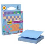 35121-DISPENSADOR DE CARTON 90 HOJAS Z-NOTES RECICLADO SUPER STICKY 76X76 MM AZUL LAVADO R330-1RSSB POST-IT 7100399315
