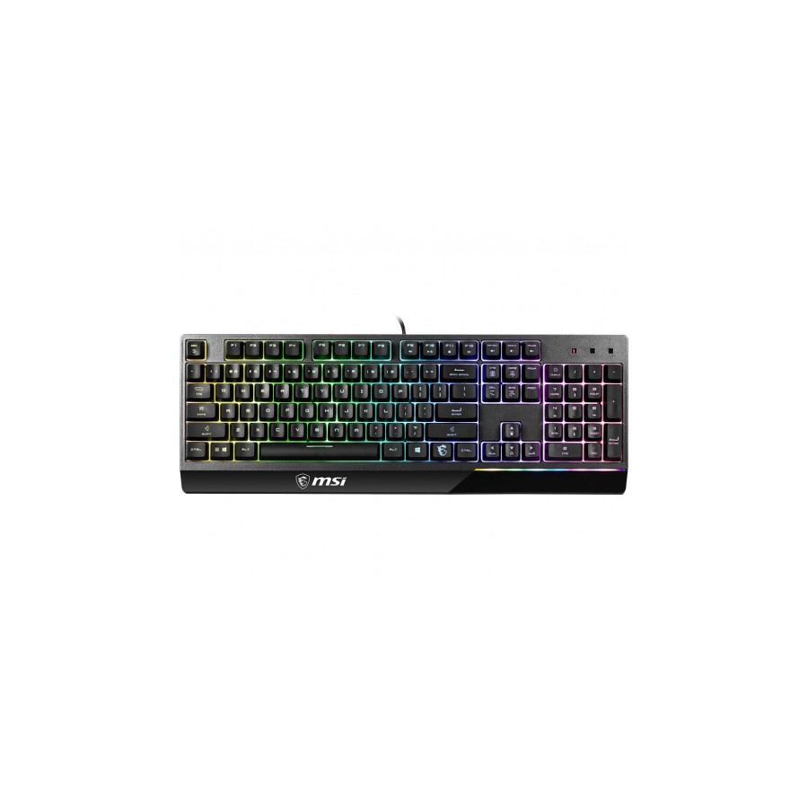 35124-MSI Vigor GK30 teclado USB QWERTY Espanol Negro