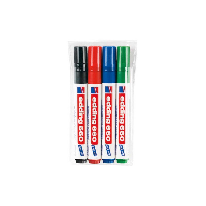 3514-ESTUCHE 4 MARCADORES 660 PIZARRA BLANCA SURTIDOS EDDING 660/4 S 3514-ESTUCHE 4 MARCADORES 660 PIZARRA BLANCA SURTIDOS EDDING 660/4 S