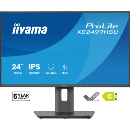 35157-MONITOR IIYAMA PANTALLA PARA PC 60,5 CM (23,8") 1920 X 1080 PIXELES FULL HD LED PANEL IPS ERGONOMICO HDMI DISPLAYP