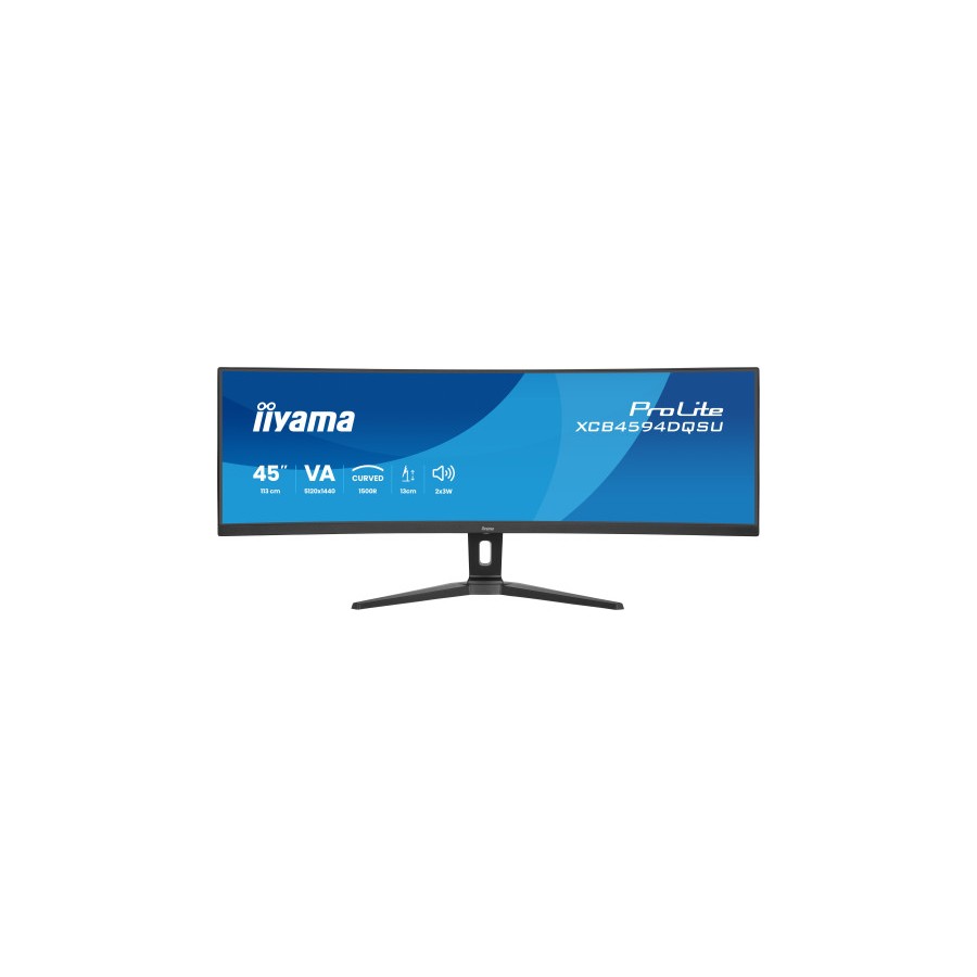35158-MONITOR IIYAMA PANTALLA CURVA PARA PC 113 CM (45") 5120 X 1440 PIXELES DUAL QHD LED PANEL VA USB-C HDMI DISPLAYPOR