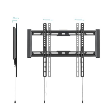 35234-TOOQ SOPORTE FIJO PARED PANTALLAS 32"-70", NEGRO