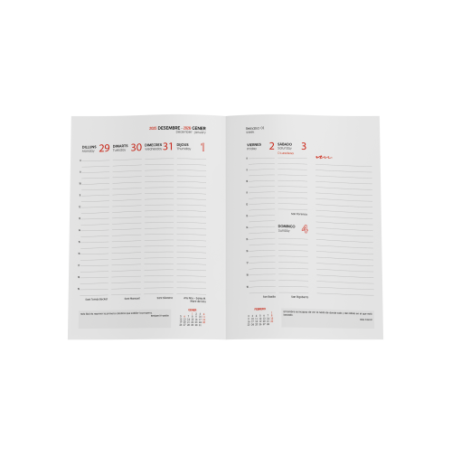 35275-AGENDA 2026 PARIS S/V 15x21 NEGRO CATALAN INGRAF 356574