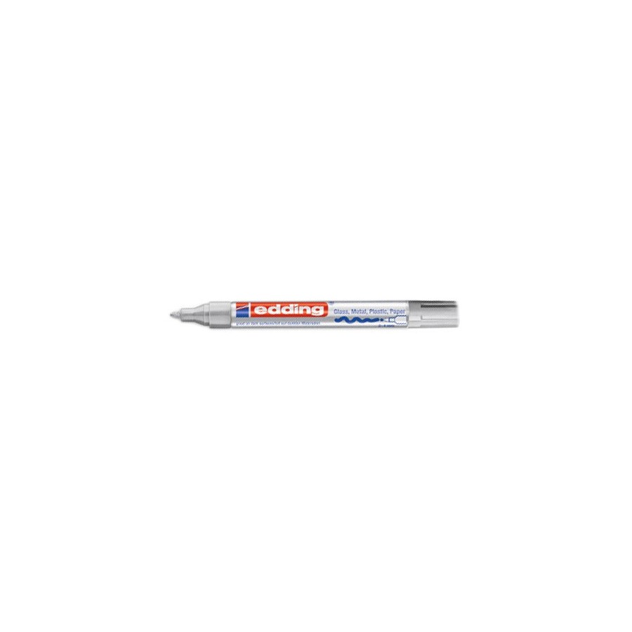 3529-MARCADOR PERMANENTE 2-4MM 750 PLATA EDDING 750-54