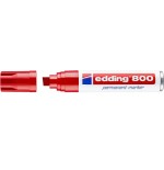 3540-MARCADOR PERMANENTE PUNTA BISELADA 4-12MM 800 ROJO EDDING 800-02