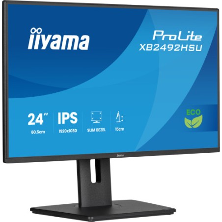 35487-MONITOR IYAMA PROLITE XB2492HSU-B1, 61 CM (24"), 1080 X 1920 PIXELES, QUAD HD, LED, 3 MS, NEGRO