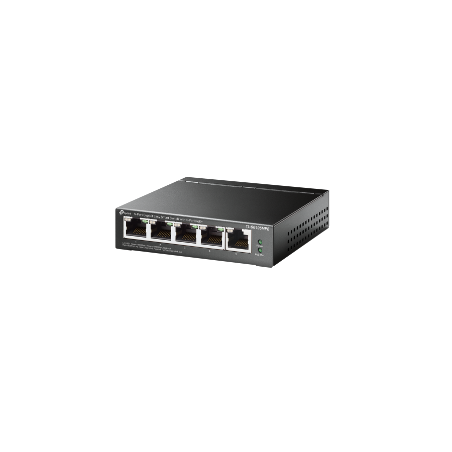 35533-TP-Link TL-SG105MPE switch L2 Gigabit Ethernet (10/100/1000) Energia sobre Ethernet (PoE) Negro