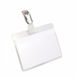 3554-CAJA DE 25 IDENTIFICADORES CON PINZA TRANSPARENTE 60X90 DURABLE 8106-19