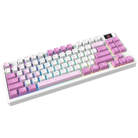 35547-TECLADO MSI FORGE GK600 TKL W VIOLET ES