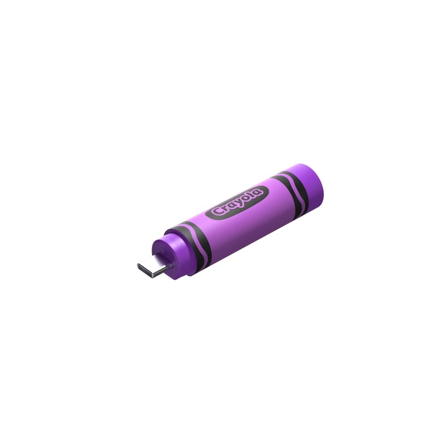 35558-SANDISK CRAYOLA USB-C FLASH DRIVE, 128 GB, - VIVID VIOLET (PURPLE)