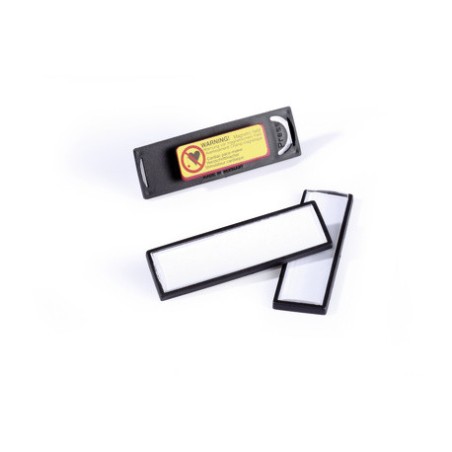 3563-CAJA DE 25 PORTANOMBRES CLIP CARD CON IMAN 17X67MM DURABLE 8132-01