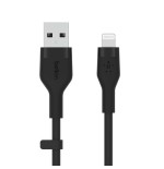 35683-Belkin Cbl Silicqe USB-A LTG 2M noir Negro
