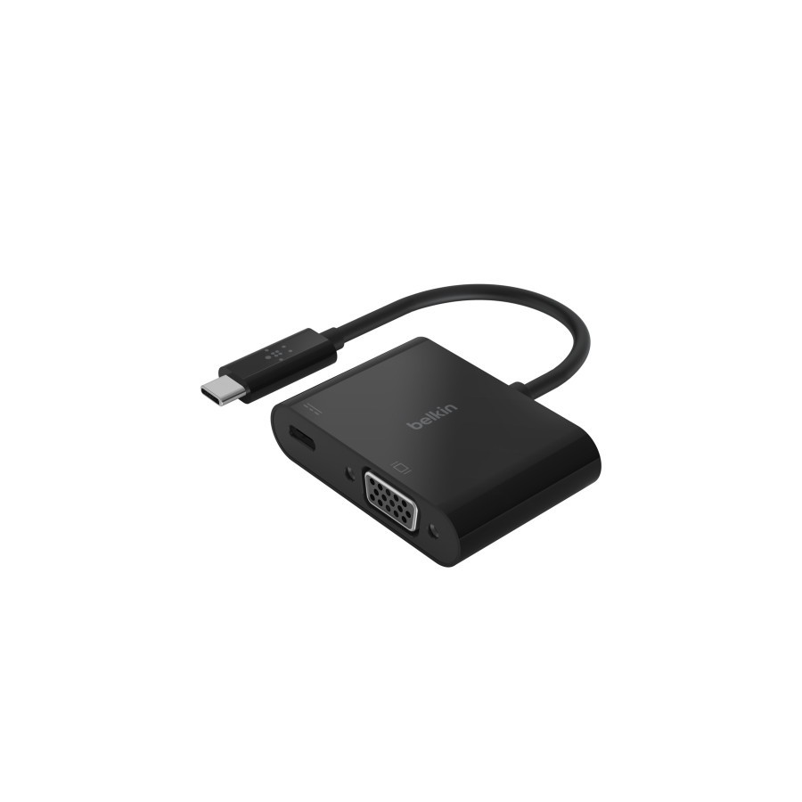 35846-Belkin AVC001BTBK base para portatil y replicador de puertos USB 3.2 Gen 1 (3.1 Gen 1) Type-C Negro