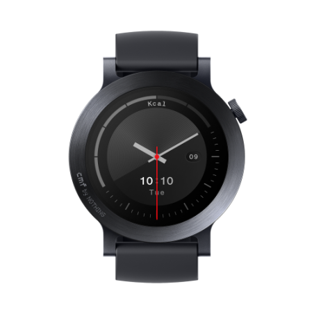 35928-Nothing CMF Watch 3 Pro 3,63 cm (1.43") AMOLED 47 mm Digital 466 x 466 Pixeles Pantalla tactil Gris GPS (satelite)
