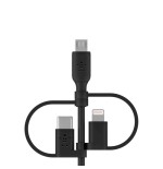 35956-Belkin BOOST CHARGE cable USB 1 m USB A USB C/Micro-USB B/Lightning Negro
