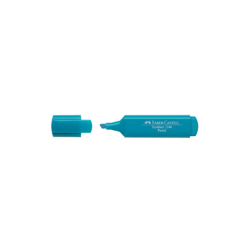3597-MARCADOR FLUOR TEXTLINER TURQUESA PASTEL FABER CASTELL 154658