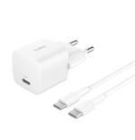35996-BELKIN 25W USBC PD WALL CHARGER & 1M PVC C-C, WHT
