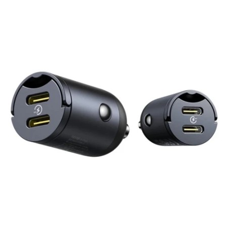 36051-BASEUS TINY STAR MINI CAR CHARGER 2C 30W COSMIC BLACK