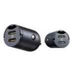 36051-BASEUS TINY STAR MINI CAR CHARGER 2C 30W COSMIC BLACK
