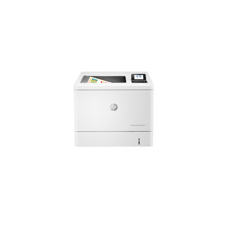 36118-HP Color LaserJet Enterprise Impresora M554dn, Estampado, Impresion desde USB frontal Impresion a dos caras