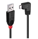 36269-Lindy 31975 cable USB USB 2.0 0,5 m USB A Micro-USB B Negro