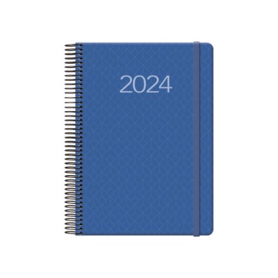 AGENDA 2024 NEWPORT DiA PaGINA 14 X 20 CM COLOR AZUL DOHE 12740 24