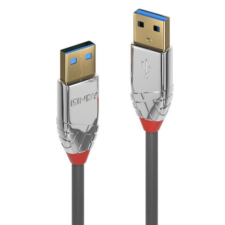 36435-Lindy 36625 cable USB USB 3.2 Gen 1 (3.1 Gen 1) 0,5 m USB A Gris